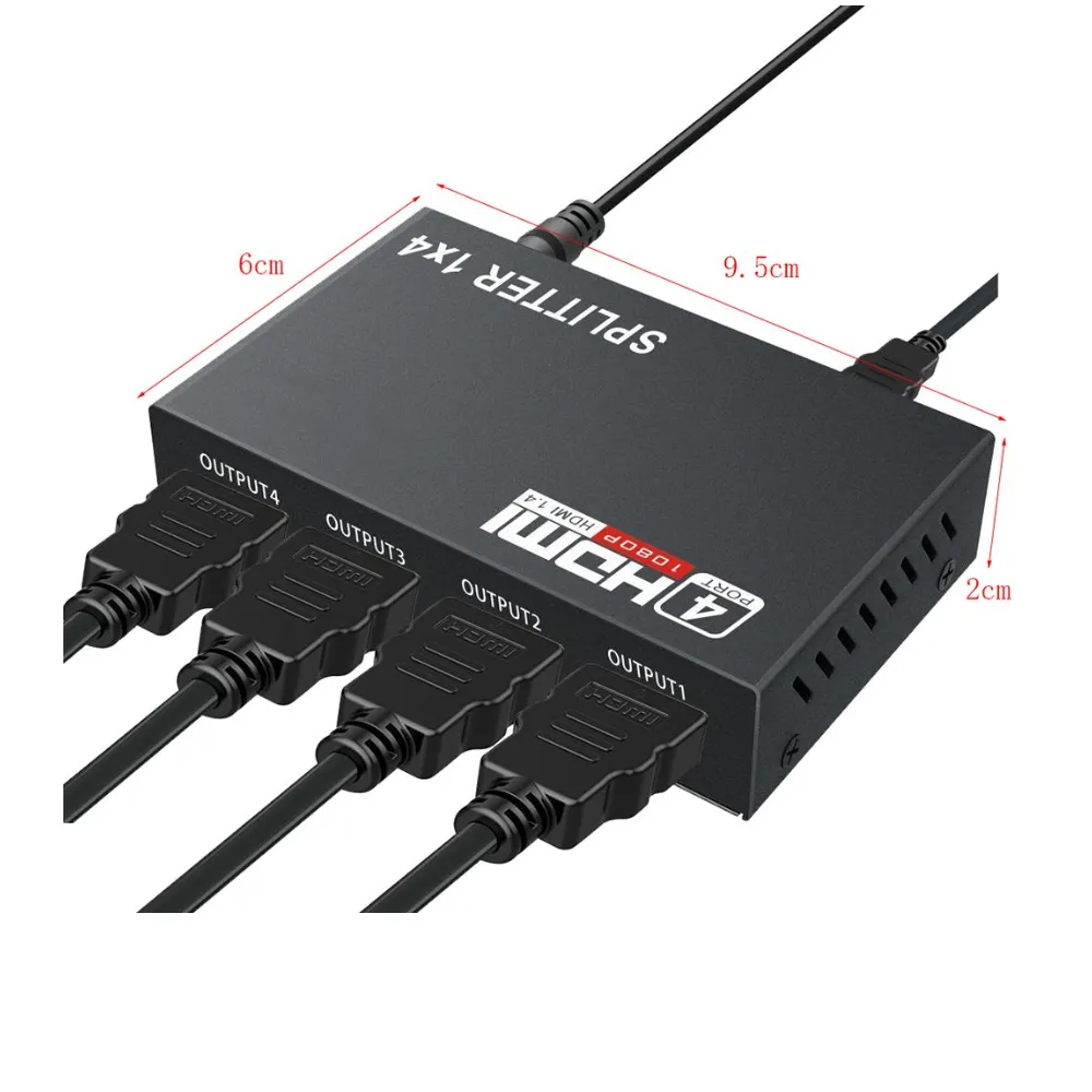 1080P 1 In 4 Hdtv High Transmission Hdmi Splitter M24-11-10