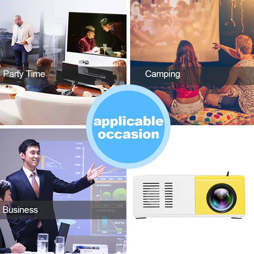 1080P Full HD  Portable  Mini LED Multimedia Projector -YG-300