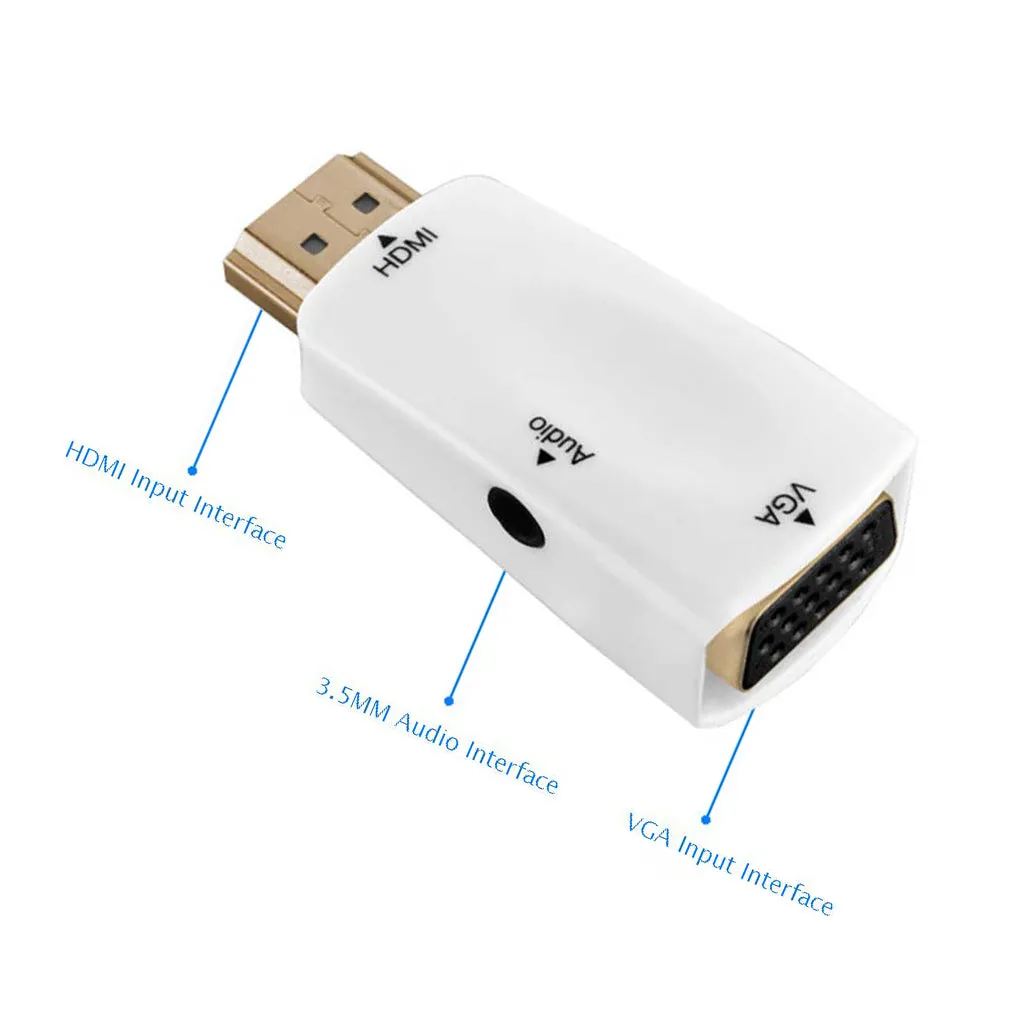 1080P Hdmi To Vga Converter Adapter