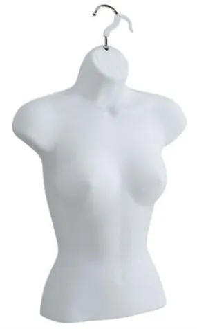 1/2 Body Ladies White Body Form
