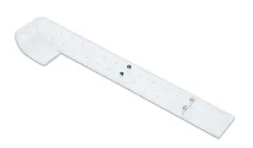 12-Pair Frosted Acrylic Earring Ramps, 10.63" L x 2" H