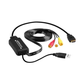 1.8M 3Rca To Hdmi Female To Female Converter Cable