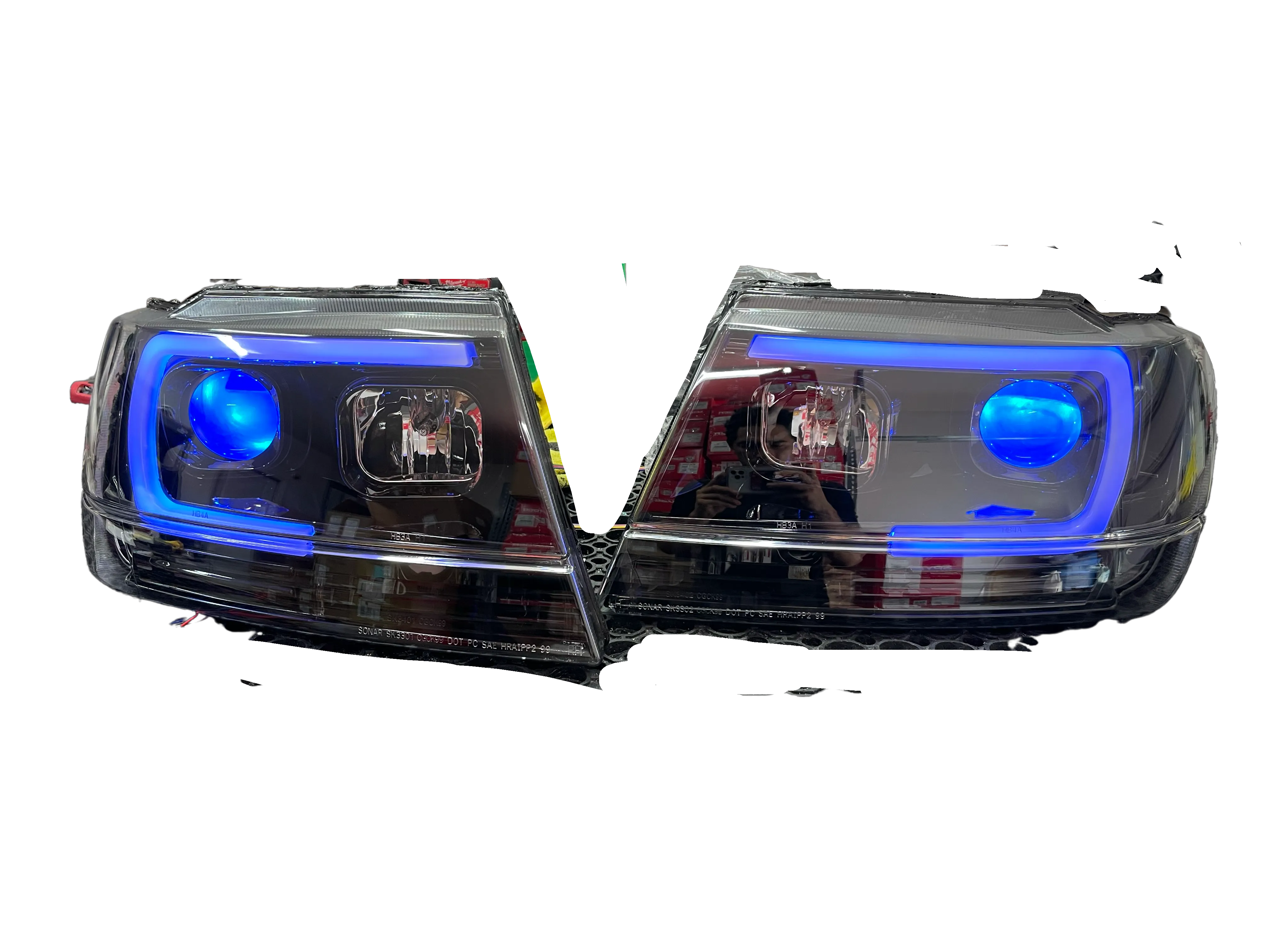 1999-2004 Jeep Grand Cherokee Cyclops Headlights