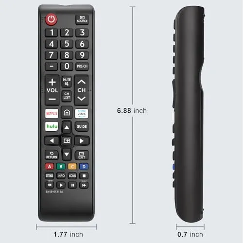 (2 Pack) Universal for Samsung Smart TV Remote Control Replacement
