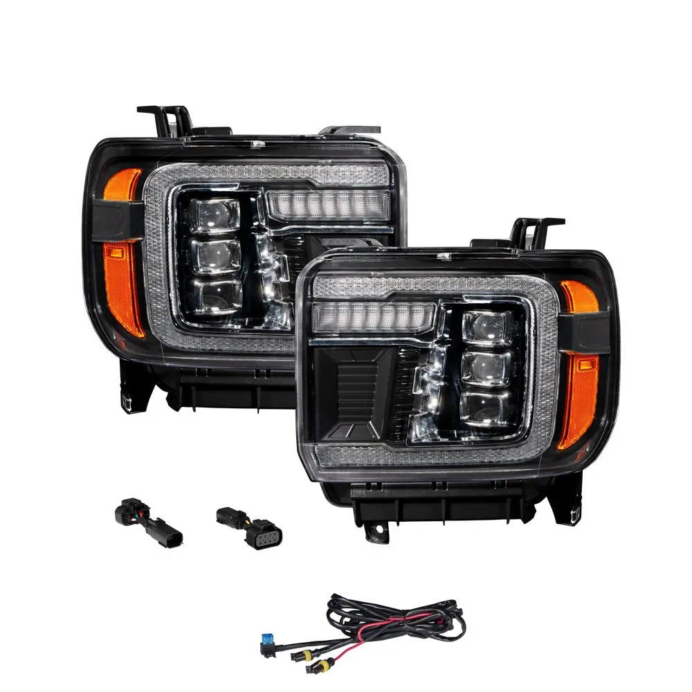 2014-2018 GMC Sierra 1500 LED Projector Headlights (pair)