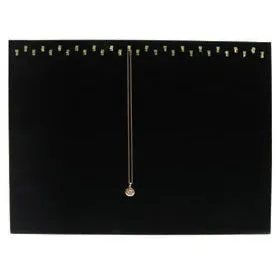 29-Hook Necklace Easels in Onyx, 15" L x 12" W