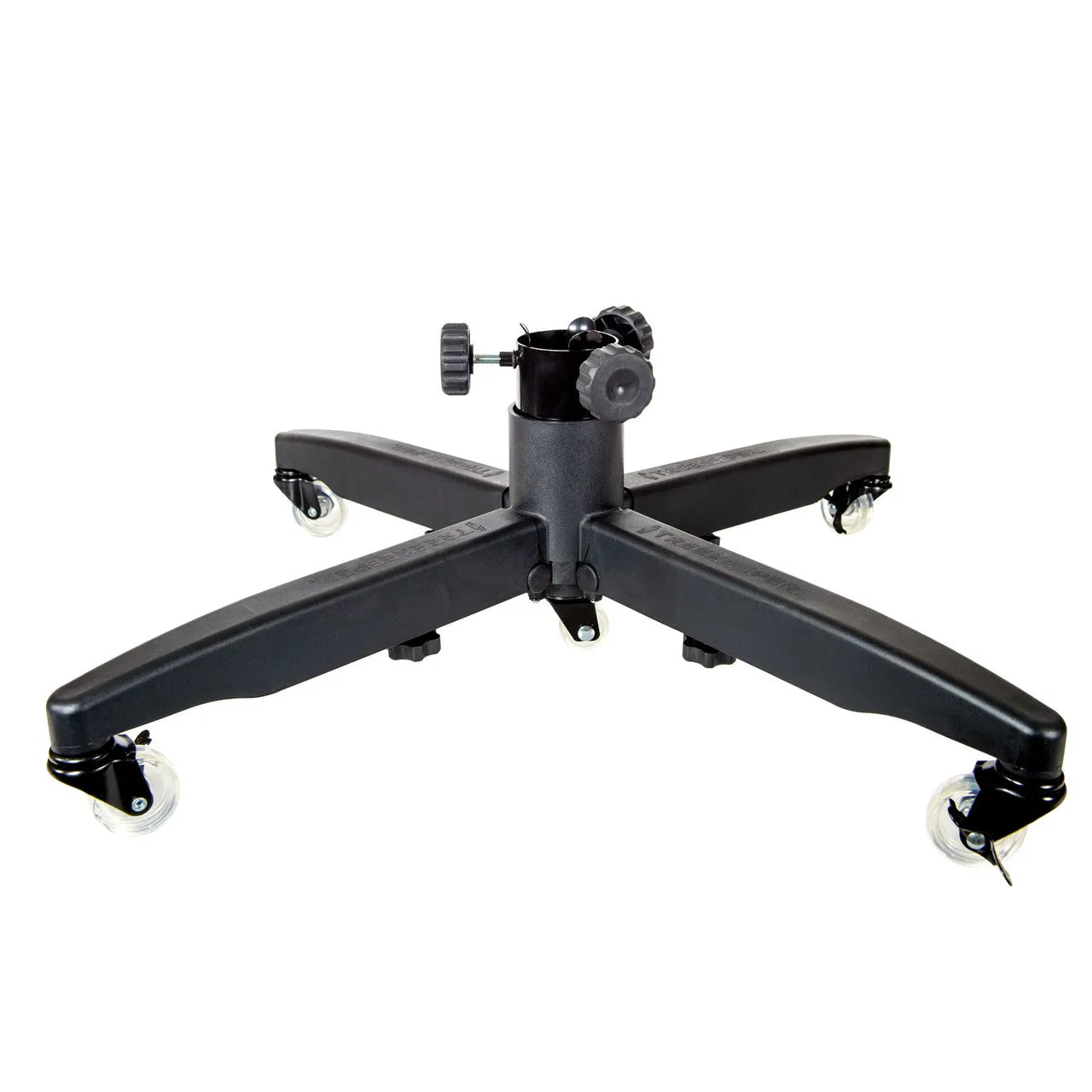 29" Onyx Black Universal Rolling Christmas Tree Stand