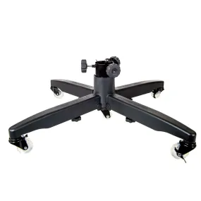 29" Onyx Black Universal Rolling Christmas Tree Stand
