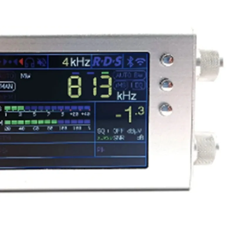 2Nd Generation TEF6686 FM/MW/Short Wave HF/LW Radio Receiver V1.18 Firmware 3.2Inch LCD   Metal Case   Speaker