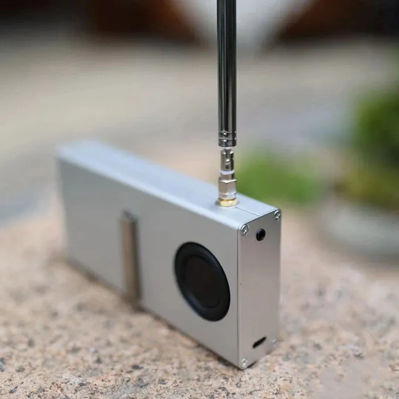 2Nd Generation TEF6686 FM/MW/Short Wave HF/LW Radio Receiver V1.18 Firmware 3.2Inch LCD   Metal Case   Speaker