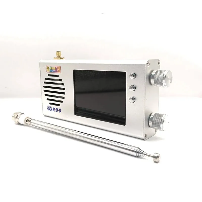 2Nd Generation TEF6686 FM/MW/Short Wave HF/LW Radio Receiver V1.18 Firmware 3.2Inch LCD   Metal Case   Speaker