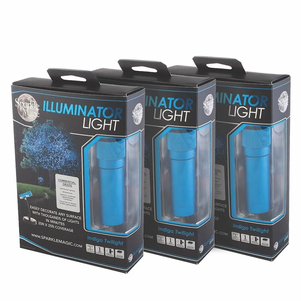 3-Pack Combo Sparkle Magic Illuminator Commercial Grade Laser Light