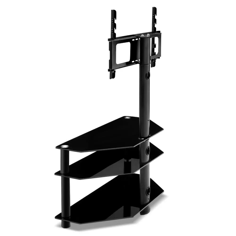 3 Tier Floor TV Stand with Bracket Shelf Mount