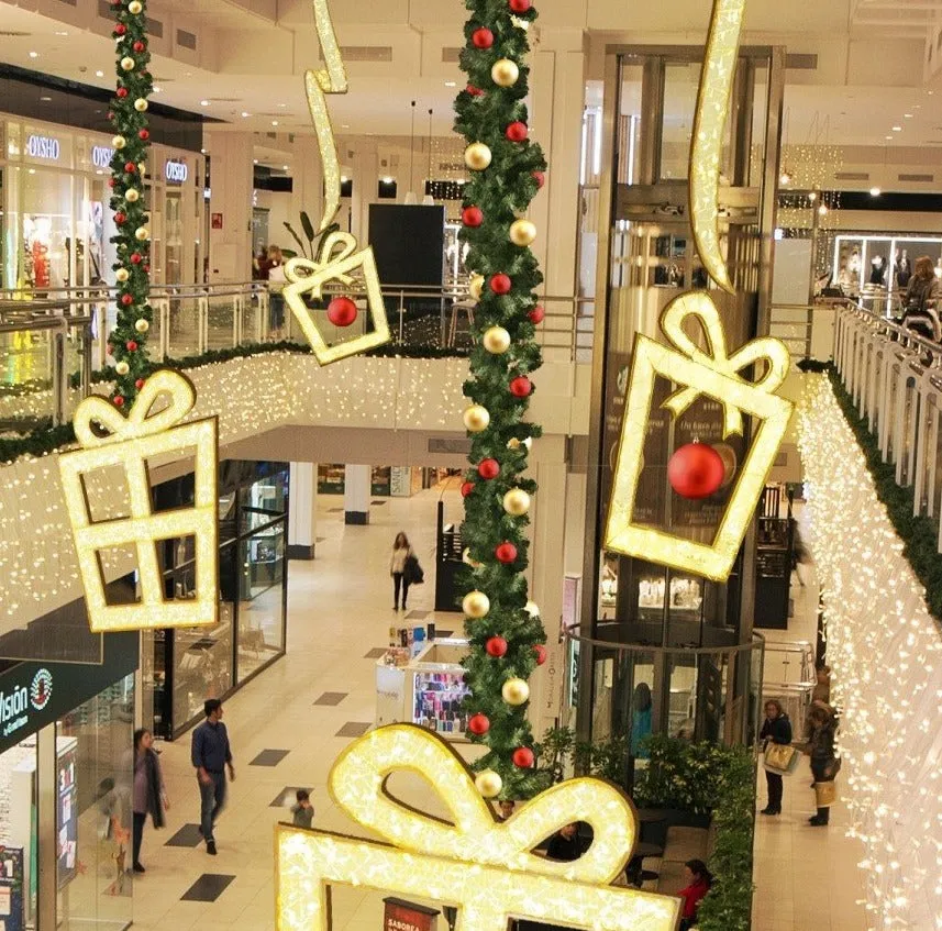 4.4' LED Lit 2D Gift Box