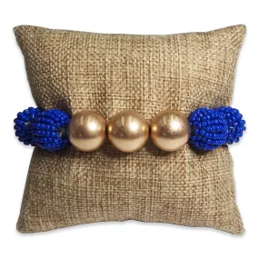 4" Burlap Fabric Pillow Displays