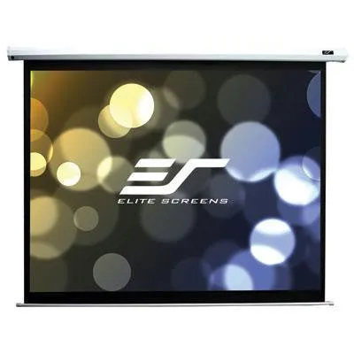 84" Electric Screen White Top