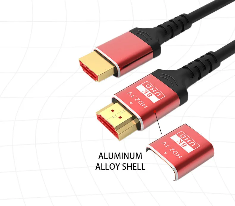 8K Ultra-high-speed HDMI 2.1 Copper Cable - 6.5 FT/2M