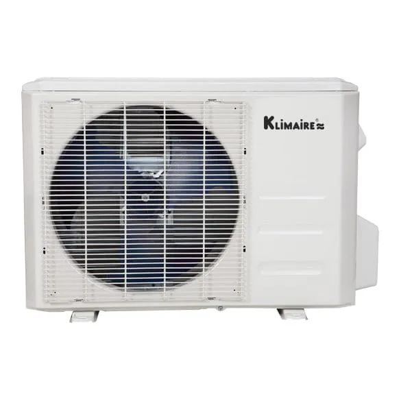 9,000 BTU Klimaire 15.2 SEER Ductless Mini-Split Inverter Air Conditioner Heat Pump WiFi Enabled System with 15 Ft Installation Kit (115 Volt)