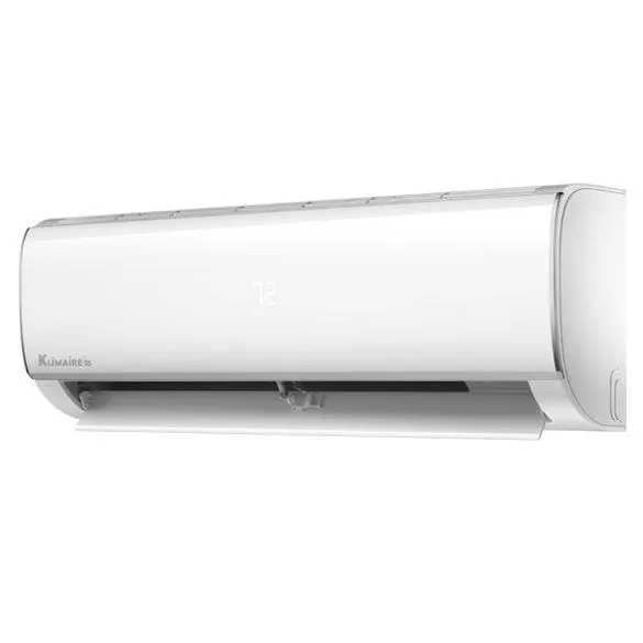 9,000 BTU Klimaire 15.2 SEER Ductless Mini-Split Inverter Air Conditioner Heat Pump WiFi Enabled System with 15 Ft Installation Kit (115 Volt)