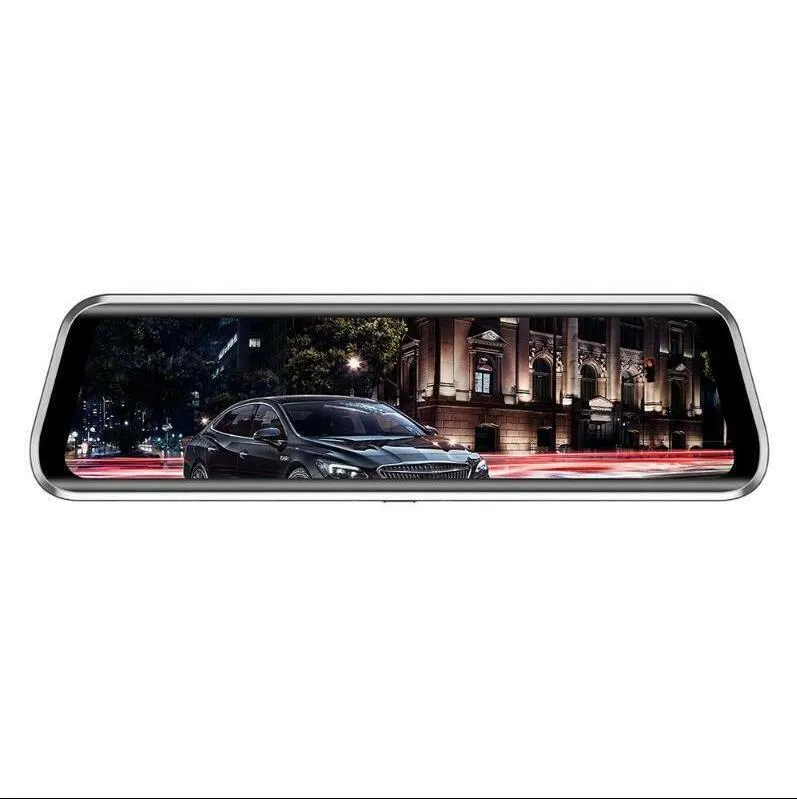 9.66 Inch Touch Car Rearview Mirror DVR Camera 2.5D IPS 1280*480