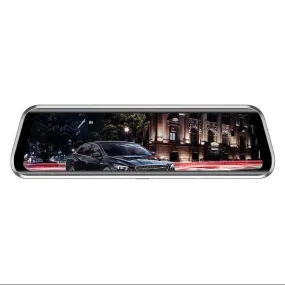 9.66 Inch Touch Car Rearview Mirror DVR Camera 2.5D IPS 1280*480