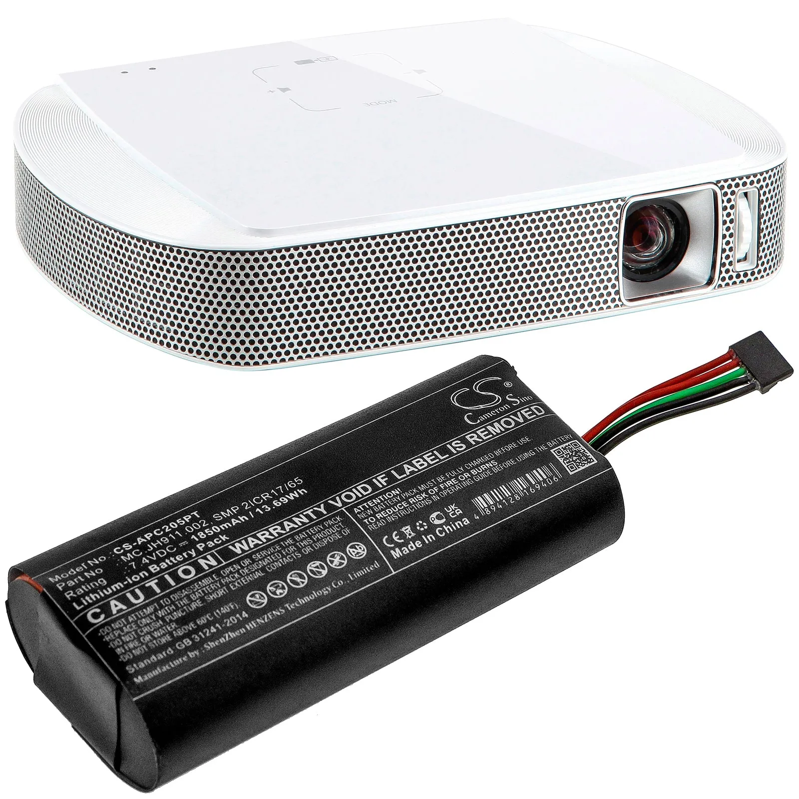 Acer Projector C205 Projector Replacement Battery
