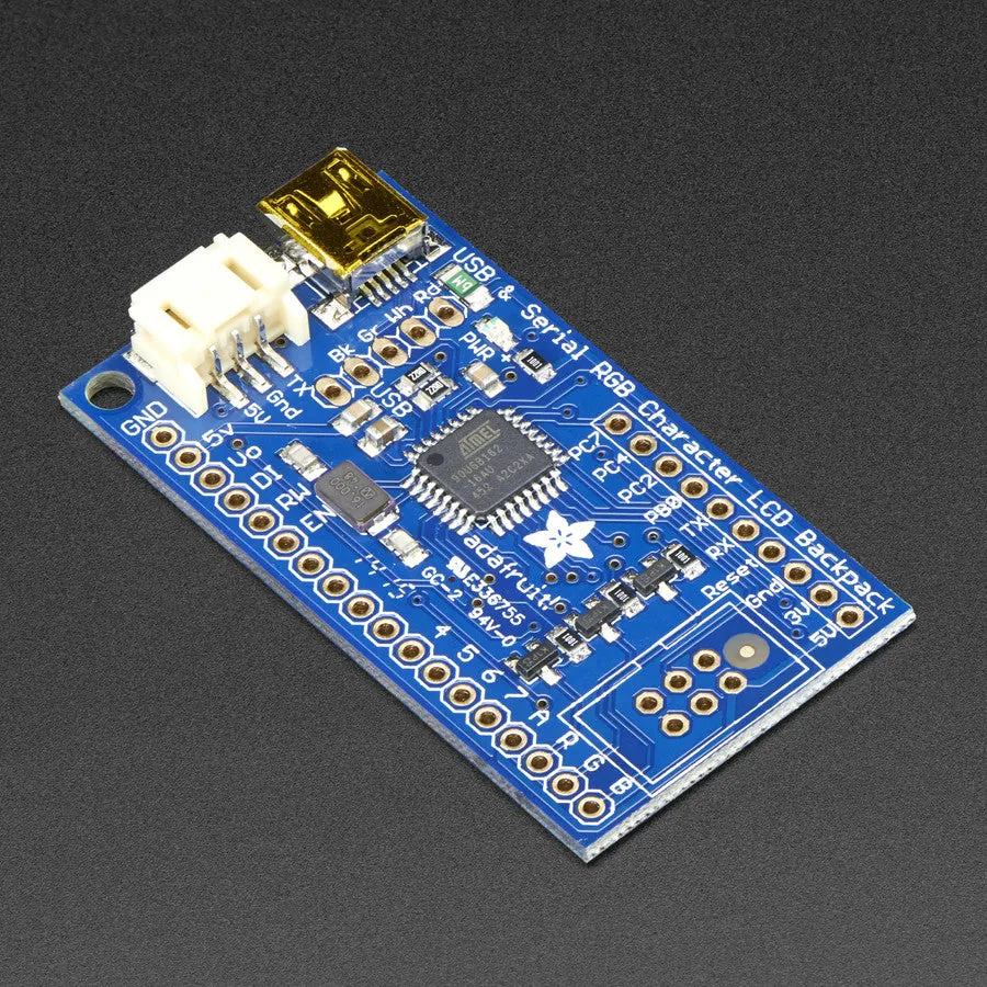 Adafruit USB   Serial LCD Backpack Add-On with Cable