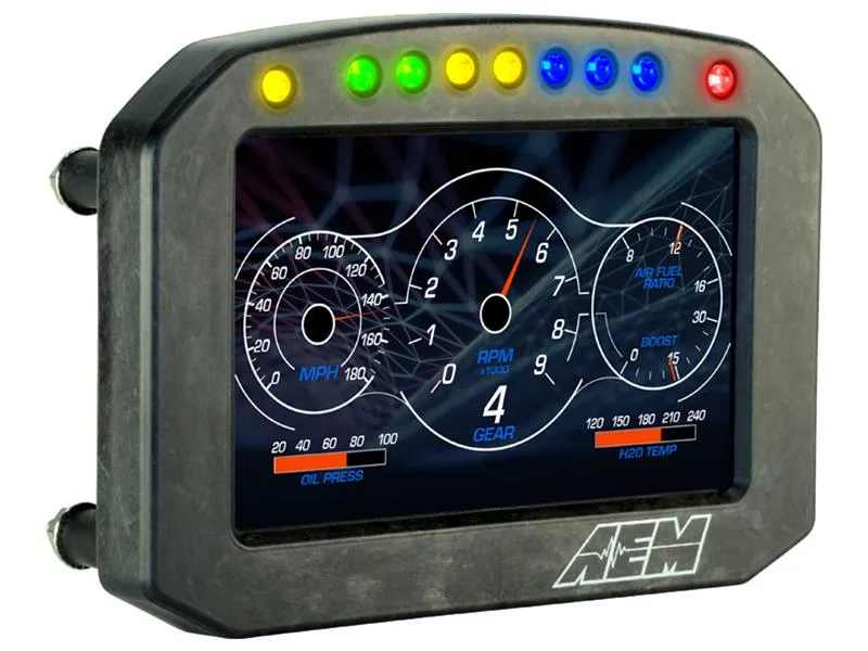AEM Electronics CD-5 Carbon Digital Racing Dash Displays 30-5600F