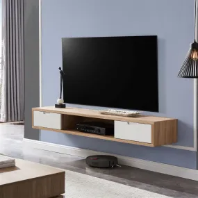 Air Entertainment Unit, Wall Mount, Entertainment Unit, 1500mm Oak by Criterion
