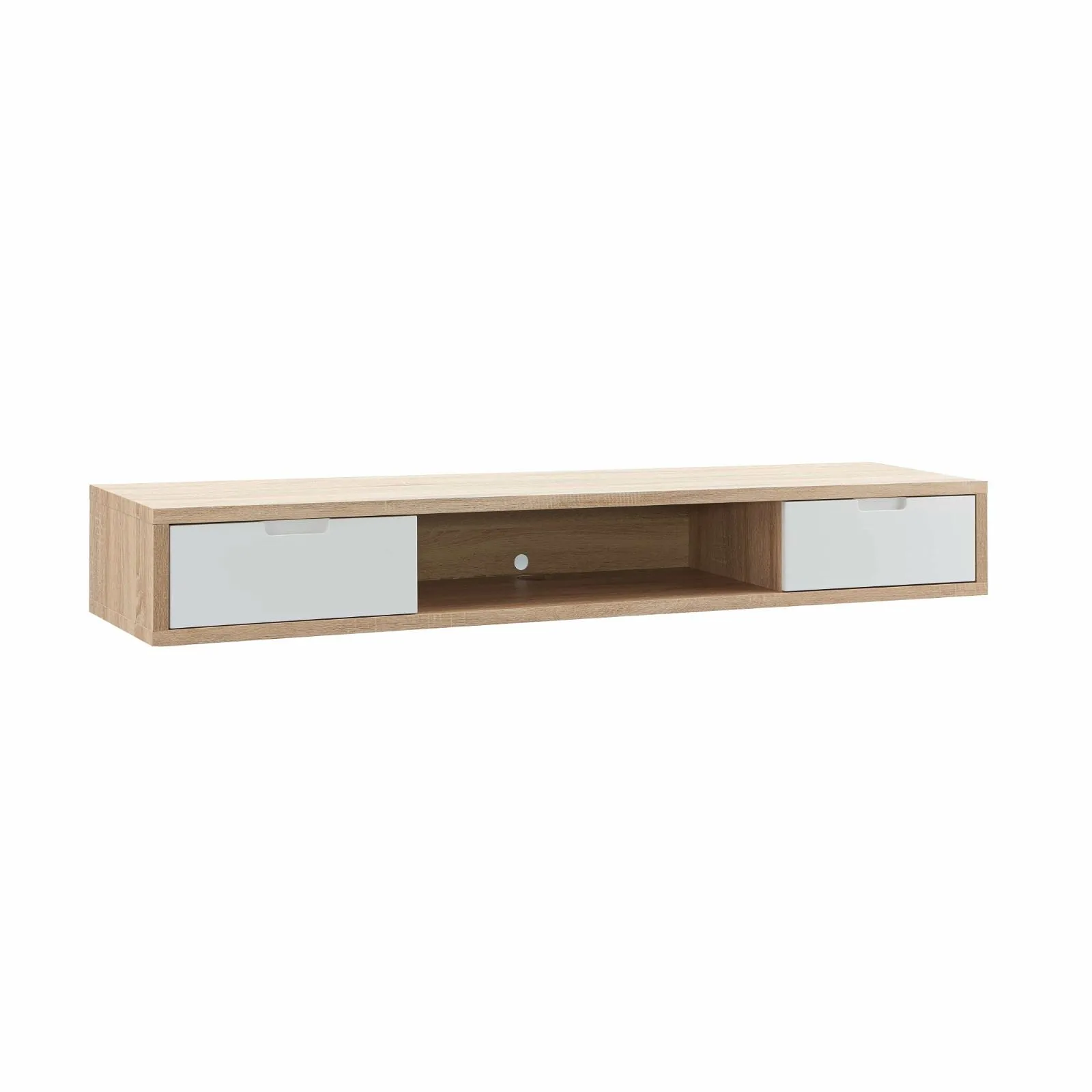 Air Entertainment Unit, Wall Mount, Entertainment Unit, 1500mm Oak by Criterion