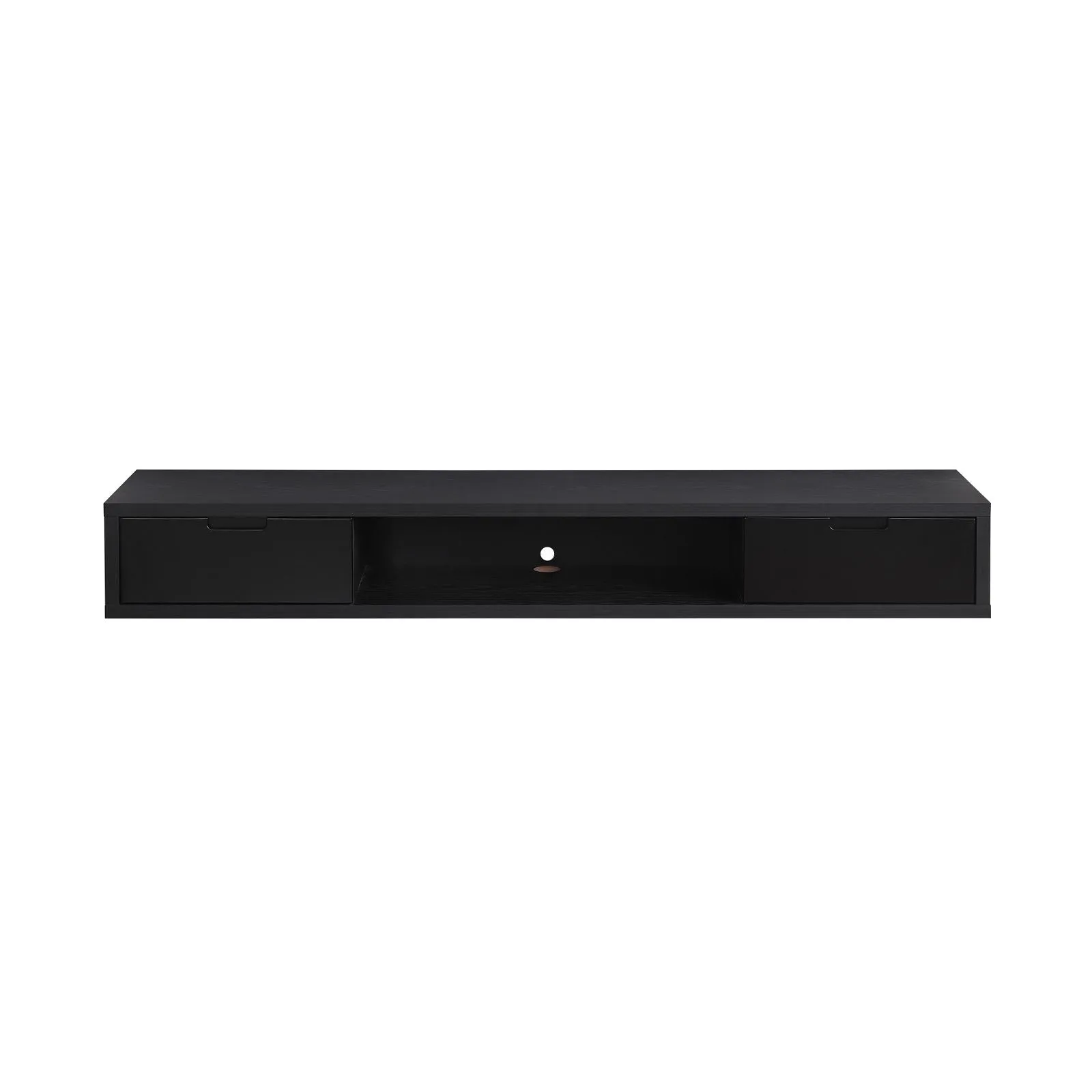 Air Entertainment Unit, Wall Mount, Entertainment Unit, 1800mm Black Oak by Criterion