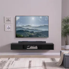Air Entertainment Unit, Wall Mount, Entertainment Unit, 1800mm Black Oak by Criterion