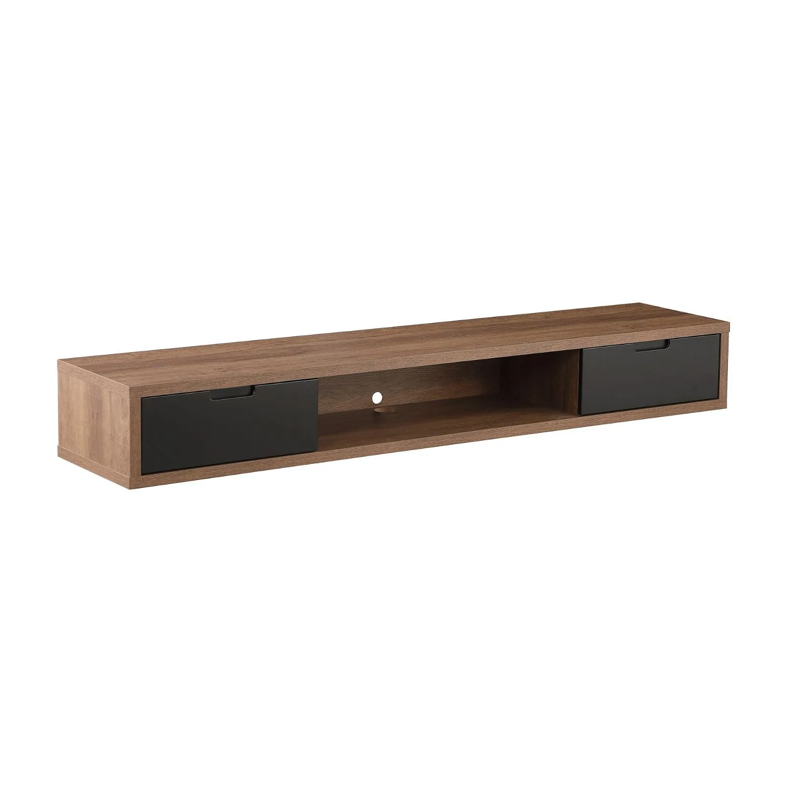 Air Entertainment Unit, Wall Mount, Entertainment Unit, 1800mm Dark Oak by Criterion