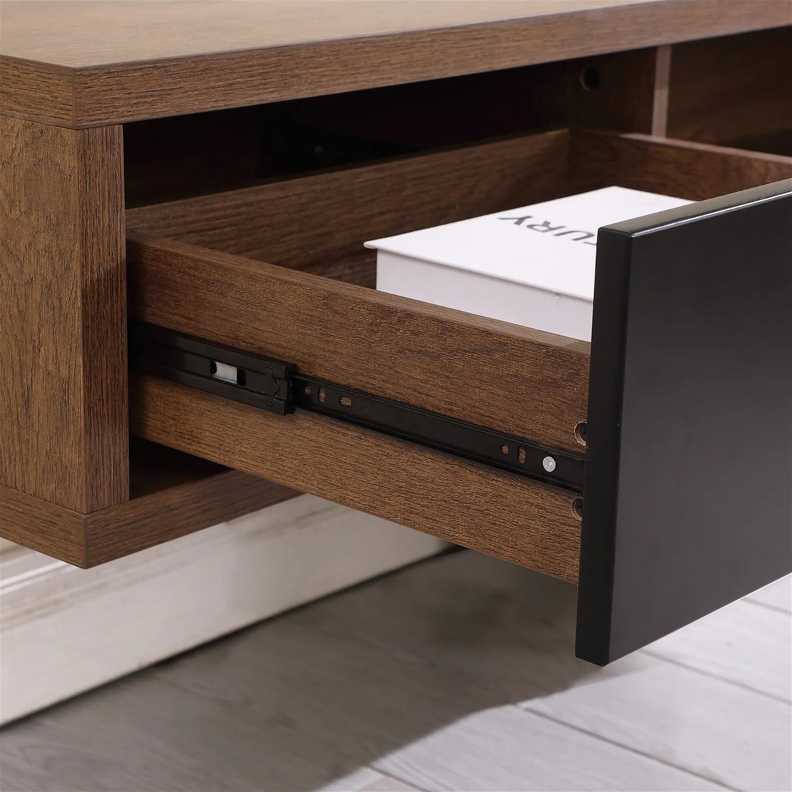 Air Entertainment Unit, Wall Mount, Entertainment Unit, 1800mm Dark Oak by Criterion