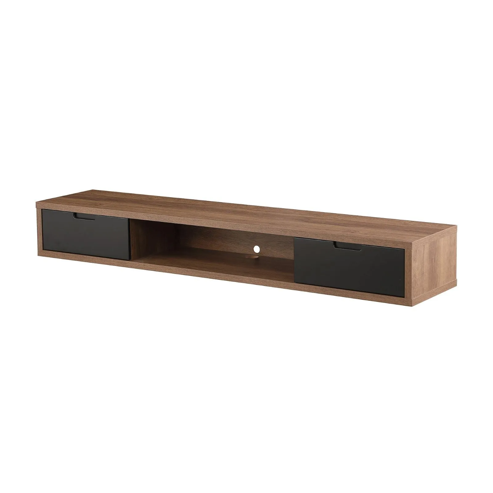 Air Entertainment Unit, Wall Mount, Entertainment Unit, 1800mm Dark Oak by Criterion