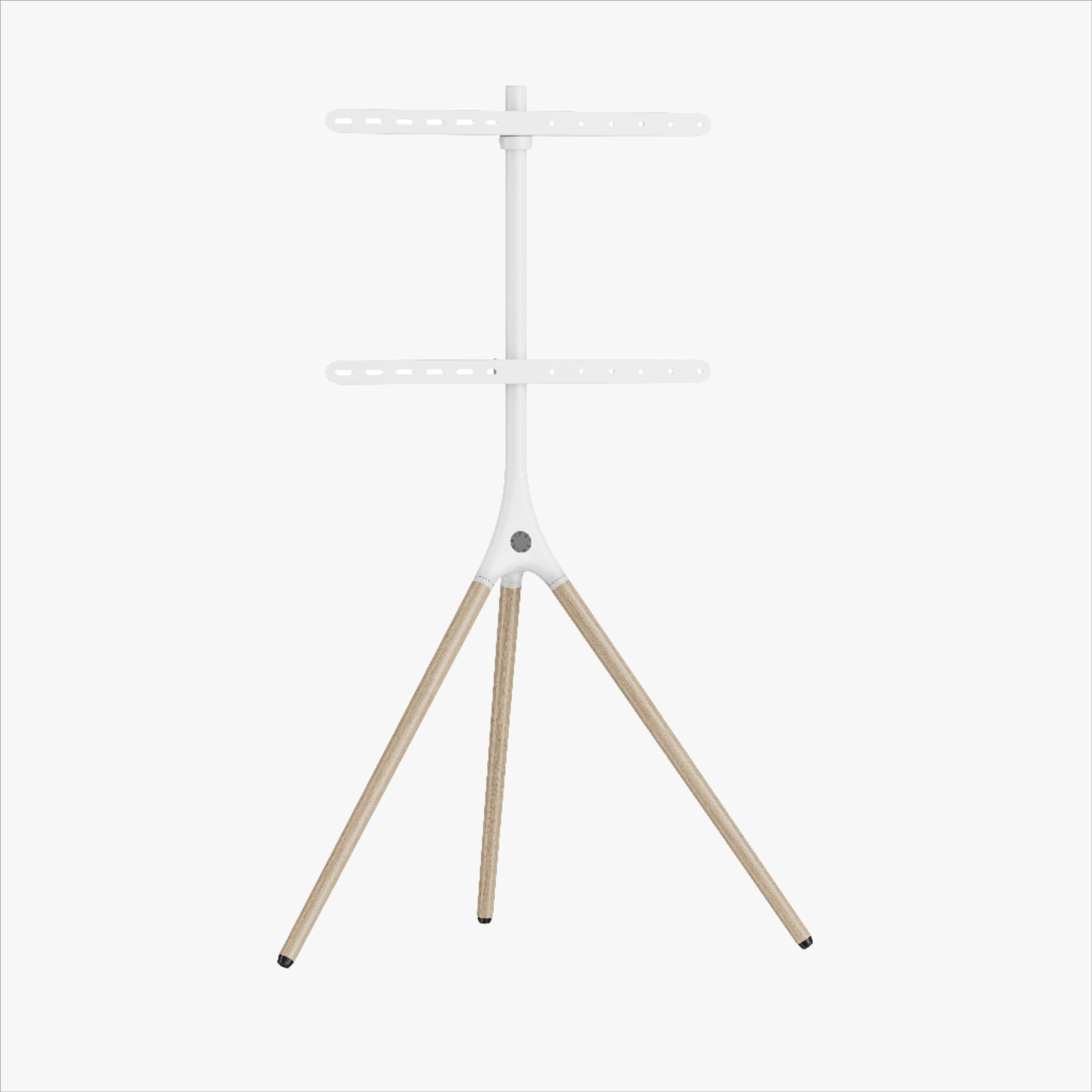 Alterzone Trio Easel TV Floor Stand for 45"-65" TVs, White