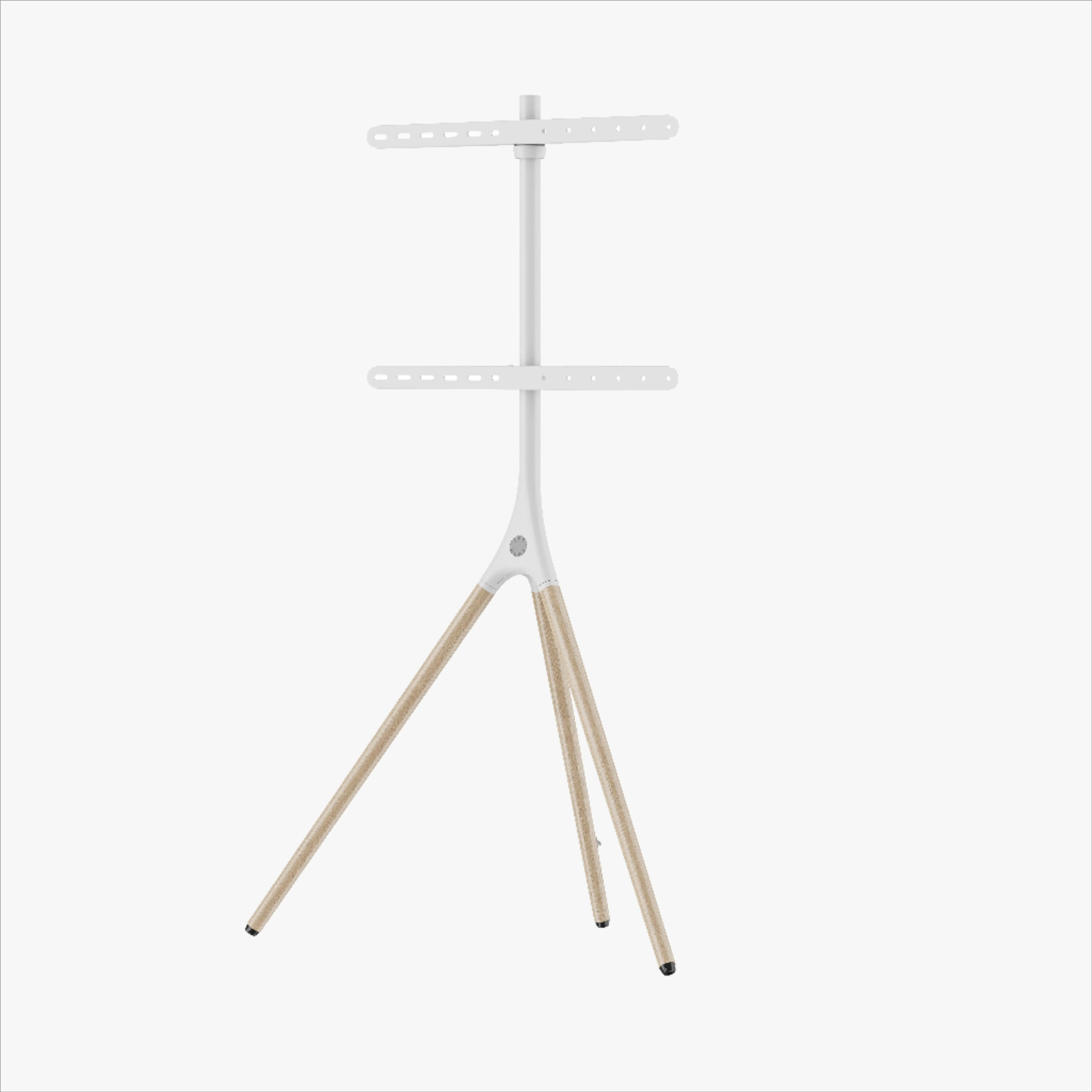 Alterzone Trio Easel TV Floor Stand for 45"-65" TVs, White