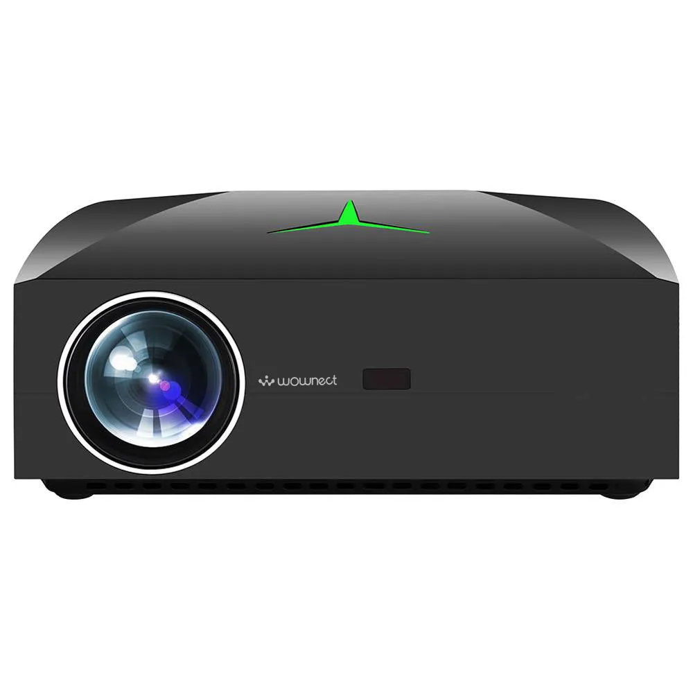 Android Projector 4K LED [Screen Up to 300'' ] 4200 Lumens 3D WiFi Full HD 1080p [2GB/16GB] Mobile Mirroring Projector Included 120" Projection Screen