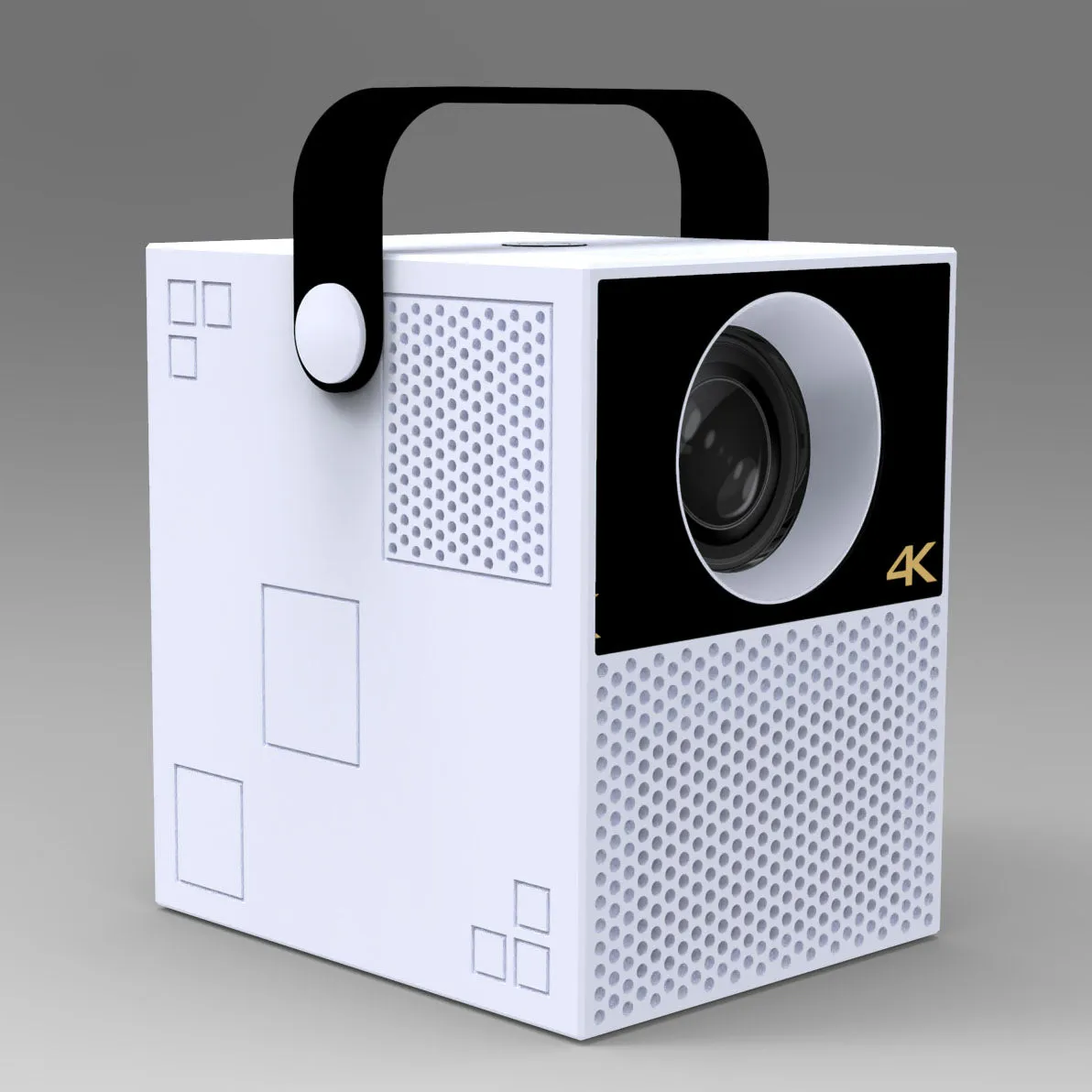 Android Projector LED [Screen Up to 150'' ] 100 ANSI Lumens WiFi 4K Full HD Resolution 1080p [2GB/16GB] Wireless Mobile Mirroring Home Projector