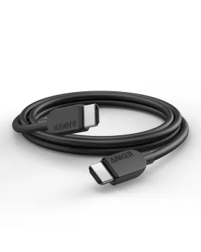 Anker HDMI 2.1 Cable 8K@60Hz,6FT Ultra HD 4K@120Hz HDMI to HDMI Cord,48 Gbps Certified Ultra High-Speed HDMI Cable,Compatible with PlayStation 5,Xbox,Samsung TVs,and More