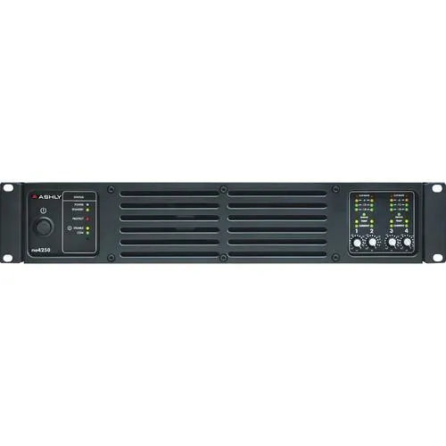 Ashly NE4250PE 4-Channel Network Enabled Amplifier With Protea Dsp 4 X 250W @ 4 Ohms