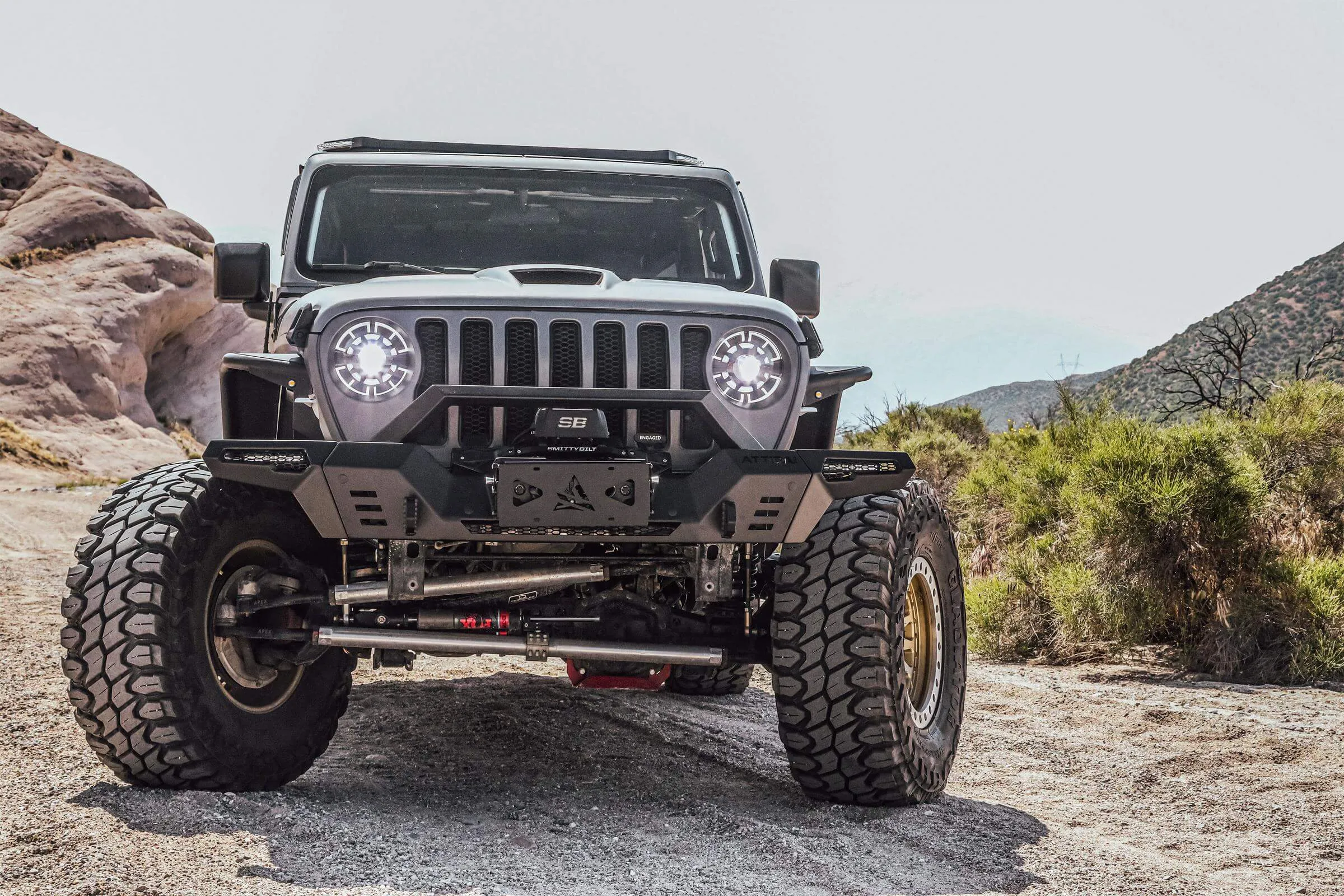 Attica 4x4 Projectors LED Headlights Jeep Wrangler JL (18-23) Ark Series - w/ LED Daylight Running Light