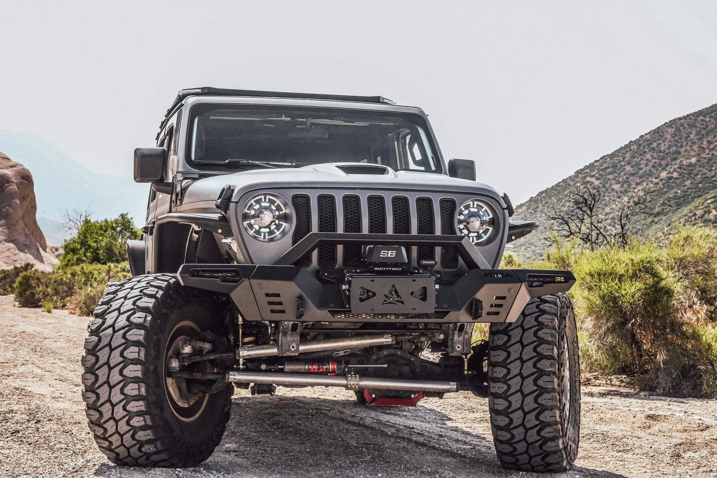 Attica 4x4 Projectors LED Headlights Jeep Wrangler JL (18-23) Ark Series - w/ LED Daylight Running Light