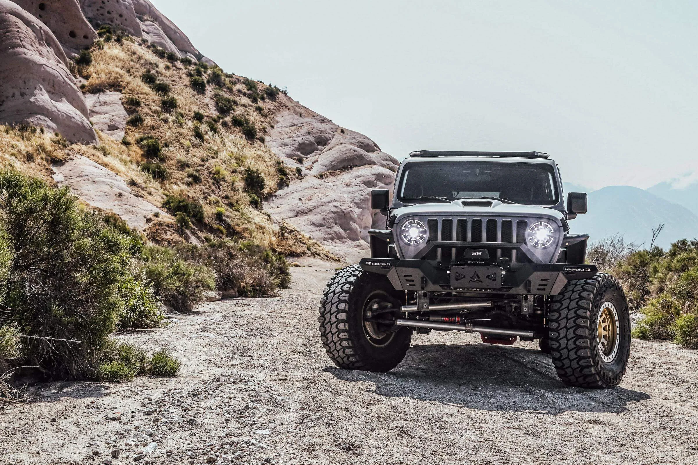 Attica 4x4 Projectors LED Headlights Jeep Wrangler JL (18-23) Ark Series - w/ LED Daylight Running Light