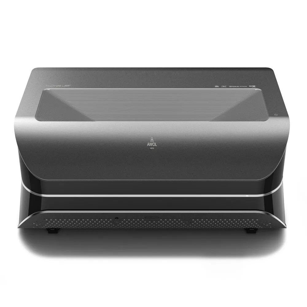 AWOL VISION LTV-2500 4K UHD Ultra Short Throw Triple Laser Projector with 2600 Lumen, 3D, 150", HDR10 , UST Projector Laser TV