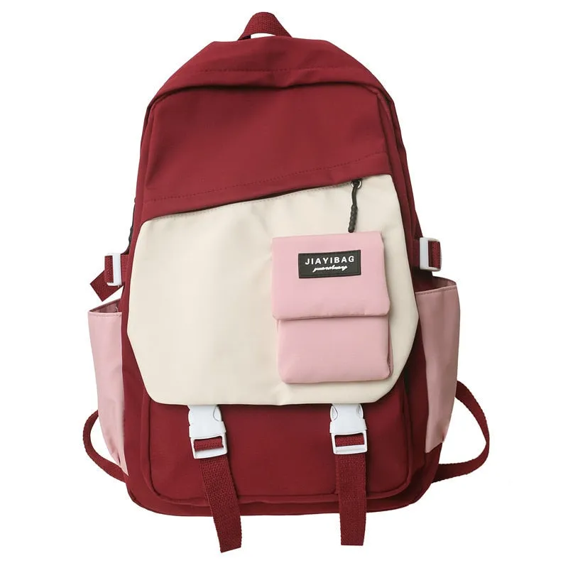 Back to school Lightweight Retro Backpack Women Japanese Large Capacity Waterproof Travel Backpack College Students School Backpack Schoolbag