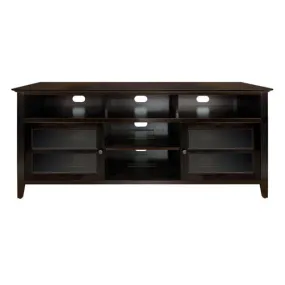 BellO Wood AV Cabinet Espresso Finish
