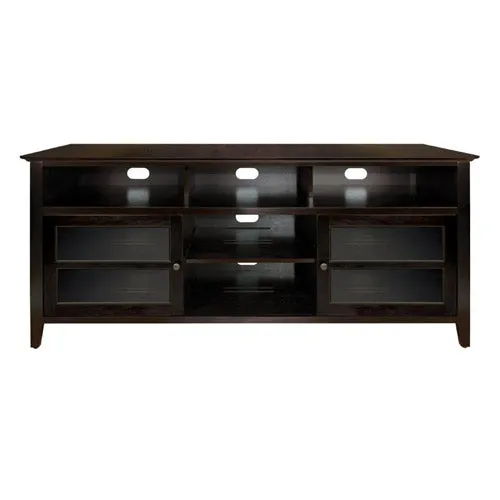 BellO Wood AV Cabinet Espresso Finish