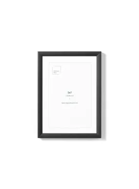 Black Metal Frame, 5x7 in | 13x18 cm