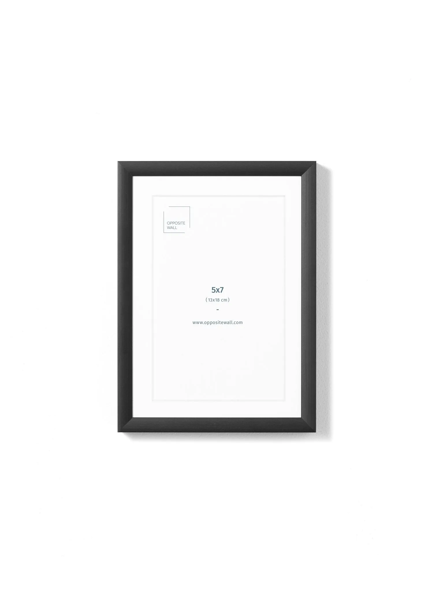 Black Metal Frame, 5x7 in | 13x18 cm